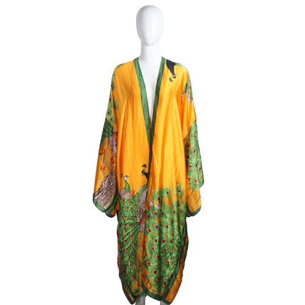 Women’s Luxury Satin Kaftan Robe – Plus Size