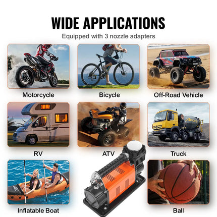 12V 150 PSI Tire Inflator with Digital Gauge