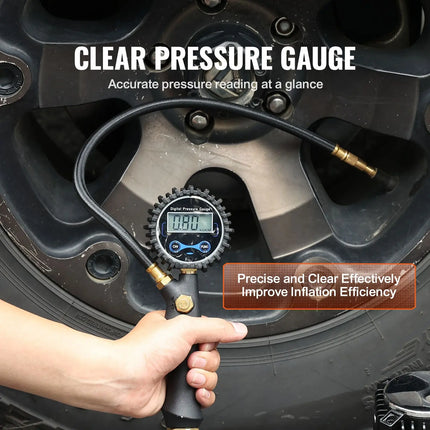 12V 150 PSI Tire Inflator with Digital Gauge