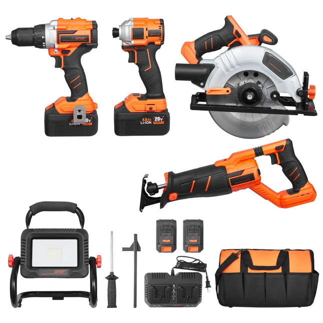 20V Brushless 5-Tool Cordless Combo Kit