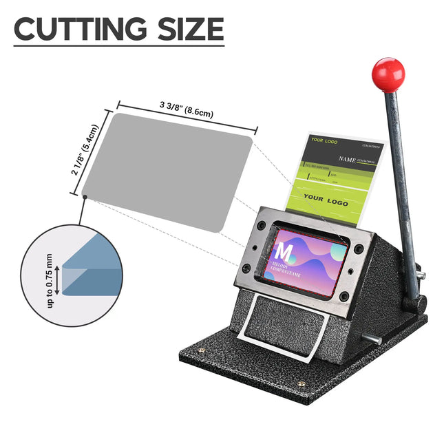 Manual Steel ID Card Die Cutter