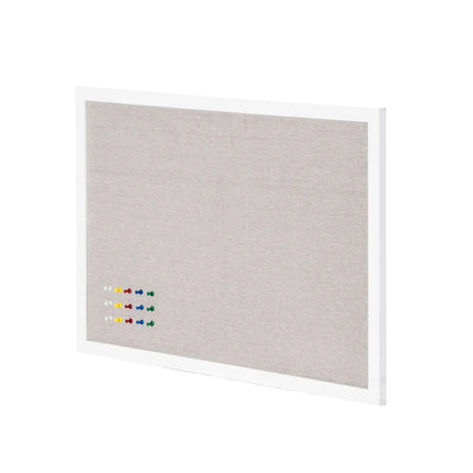 20 × 30-Inch Wood-Framed Linen Cork Board
