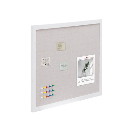 20 × 30-Inch Wood-Framed Linen Cork Board