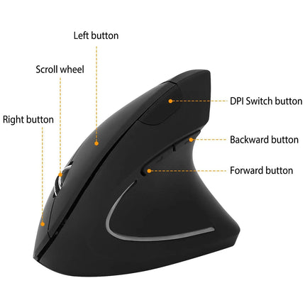 Wireless Vertical Ergonomic Mouse