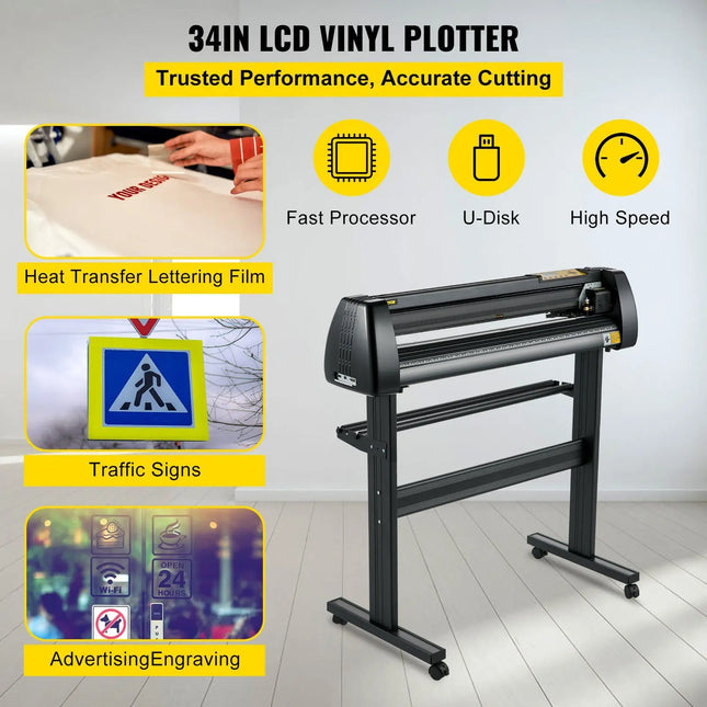 28-Inch Vinyl Cutting Plotter with Floor Stand