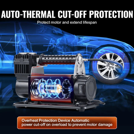 12V 150 PSI Tire Inflator with Digital Gauge
