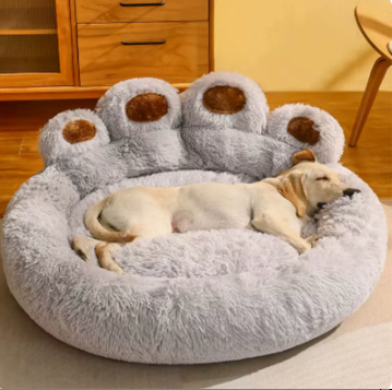 All-Season Plush Pet Bed for Dogs & Cats