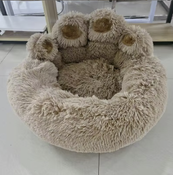 All-Season Plush Pet Bed for Dogs & Cats