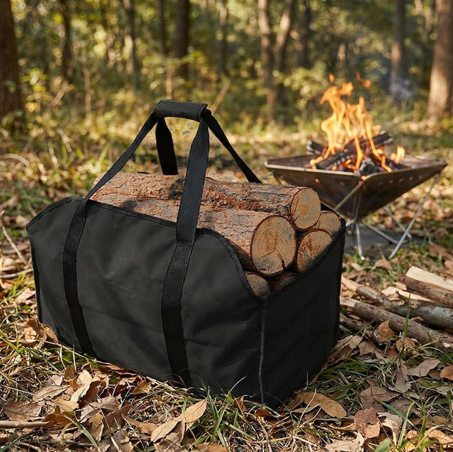 Foldable Polyester Firewood Carrier
