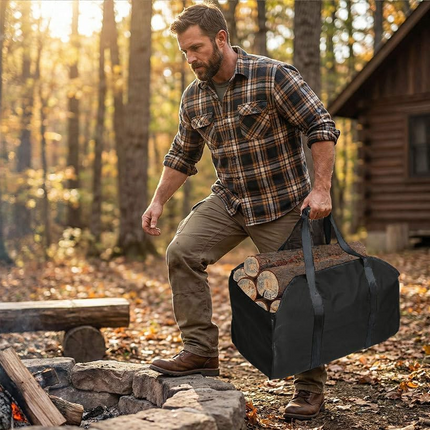 Foldable Polyester Firewood Carrier