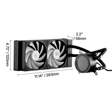 120 mm AIO CPU Liquid Cooler