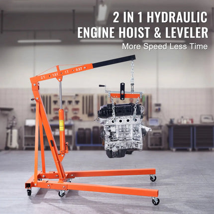 2-Ton Foldable Hydraulic Engine Hoist