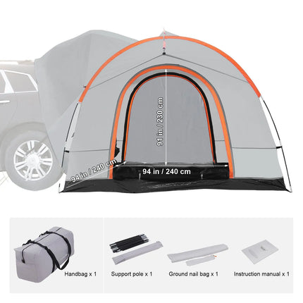 2-Person SUV Camping Tent with Rainfly